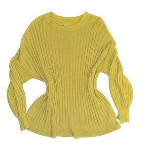 Aerie Light Green Ribbed Crew
Neck Sweater